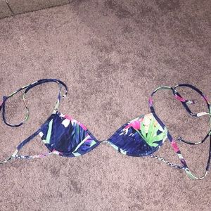 Stone Fox Floral Bikini Top